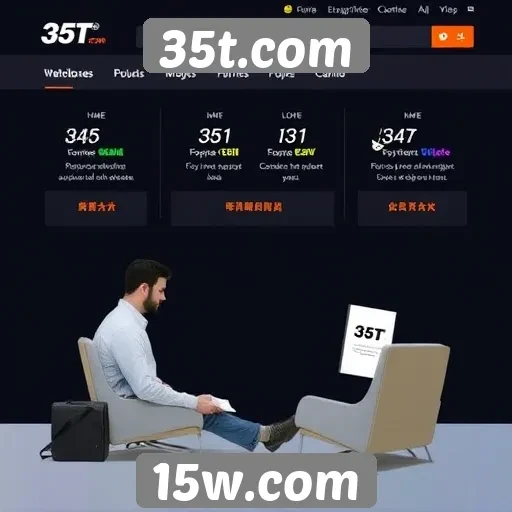 Análise das funcionalidades do site 35t.com
